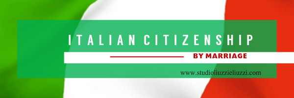 Italian citizenship through marriage